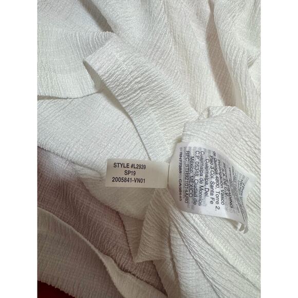 Madewell Blouse Women’s Small White NWT Puff Sleeve Cottagecore Romantic - Picture 8 of 13